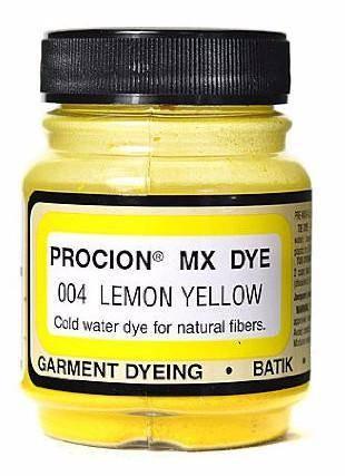 Jacquard Procion MX Cold Water Dye, 2/3-Ounce, Lemon Yellow