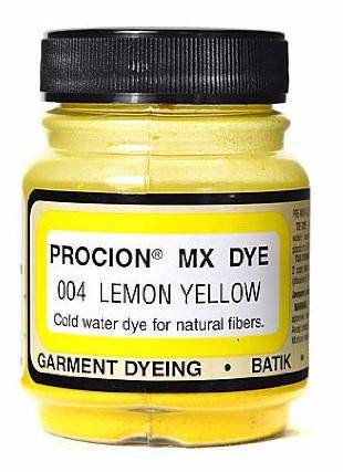 Jacquard Procion MX Cold Water Dye, 2/3-Ounce, Lemon Yellow