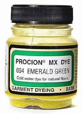 Jacquard Procion MX Cold Water Dye, 2/3-Ounce, Emerald Green