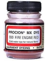 Jacquard Procion MX Cold Water Dye, Fire Engine Red