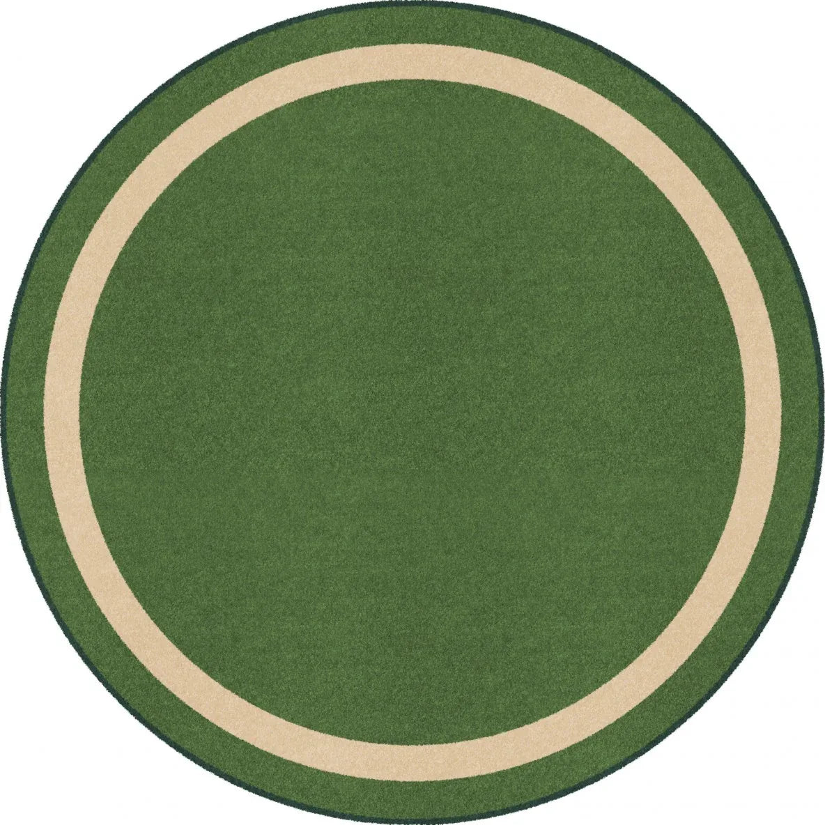Portrait 7'7" Round area rug in color Greenfield