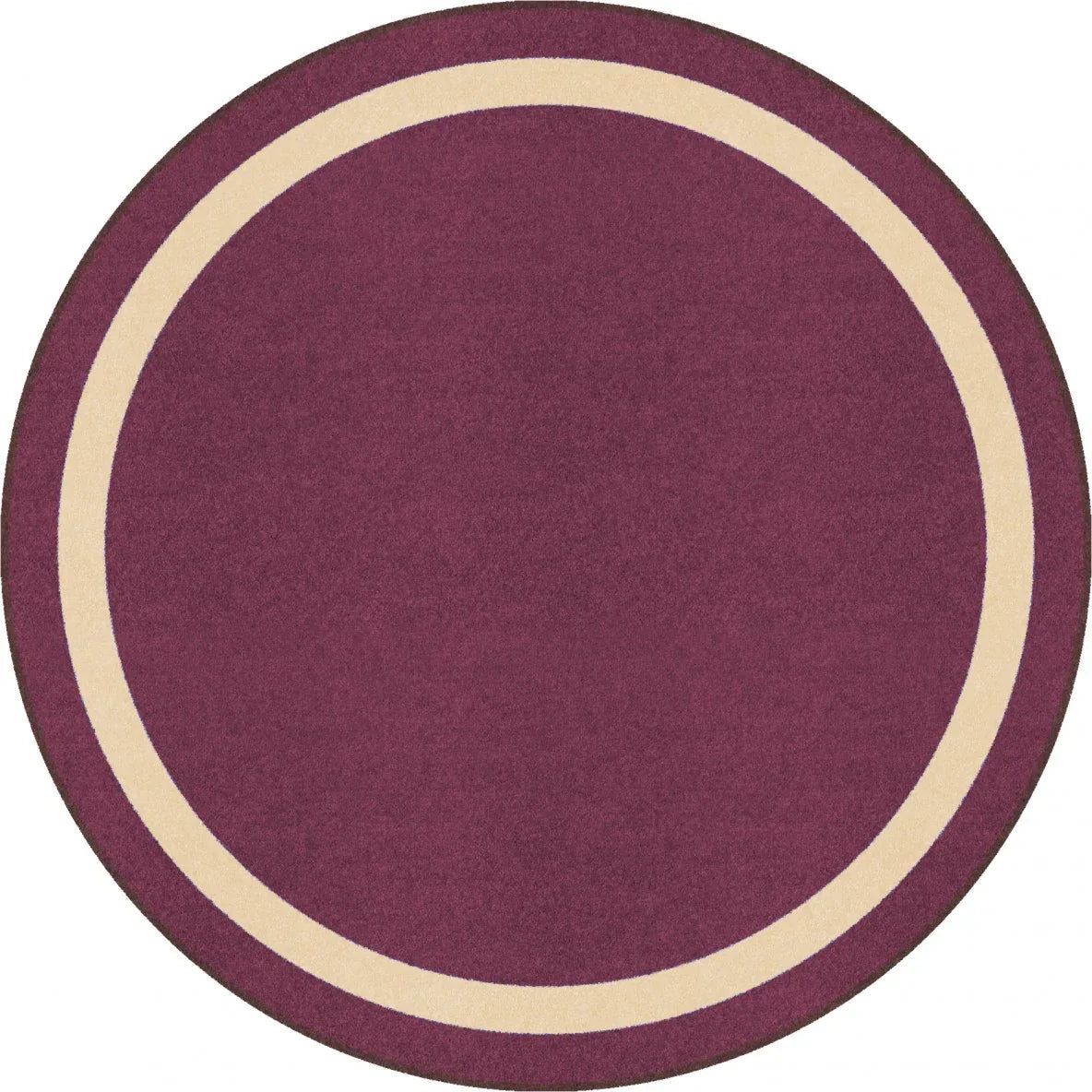 Portrait 7'7" Round area rug in color Heather