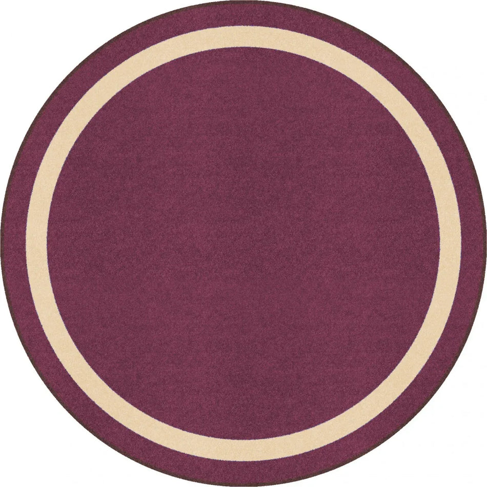Portrait 13'2" Round area rug in color Heather