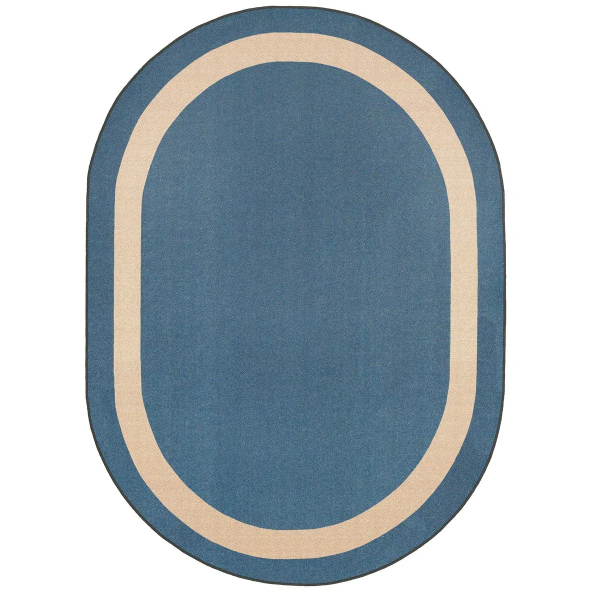 Portrait 5'4" x 7'8" Oval area rug in color Seaside