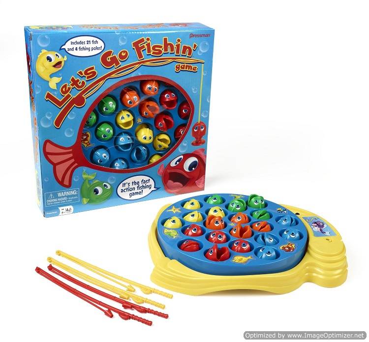 PRESSMAN, Let's Go Fishing Game