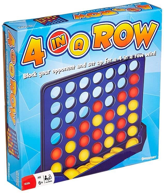 Pressman Four 4 In A Row Game