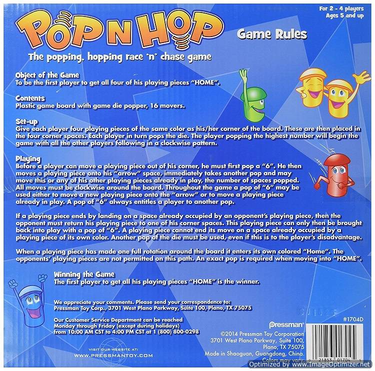 Pressman, Pop N Hop Game