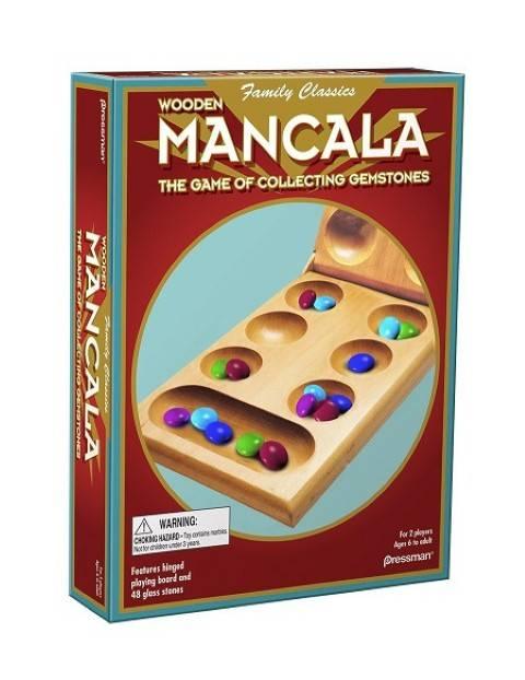 Pressman, Mancala - Real Wood Folding Set Game