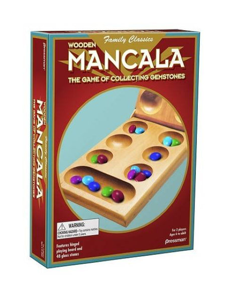 Pressman, Mancala - Real Wood Folding Set Game
