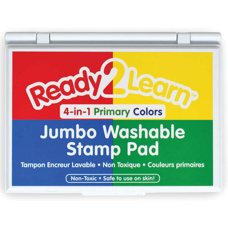 Washable 4-in-1 Stamp Pad, Primary Colors