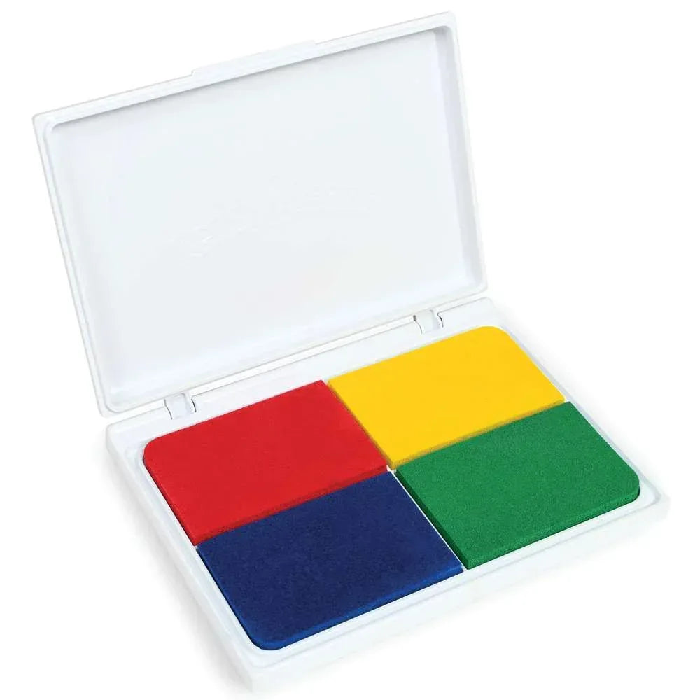 Washable 4-in-1 Stamp Pad, Primary Colors