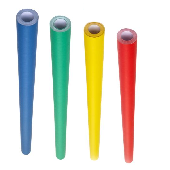 Fadeless Paper Roll, Bulletin Board Art Paper, 4-Feet by 50-Feet, Case of 4 Primary Colors