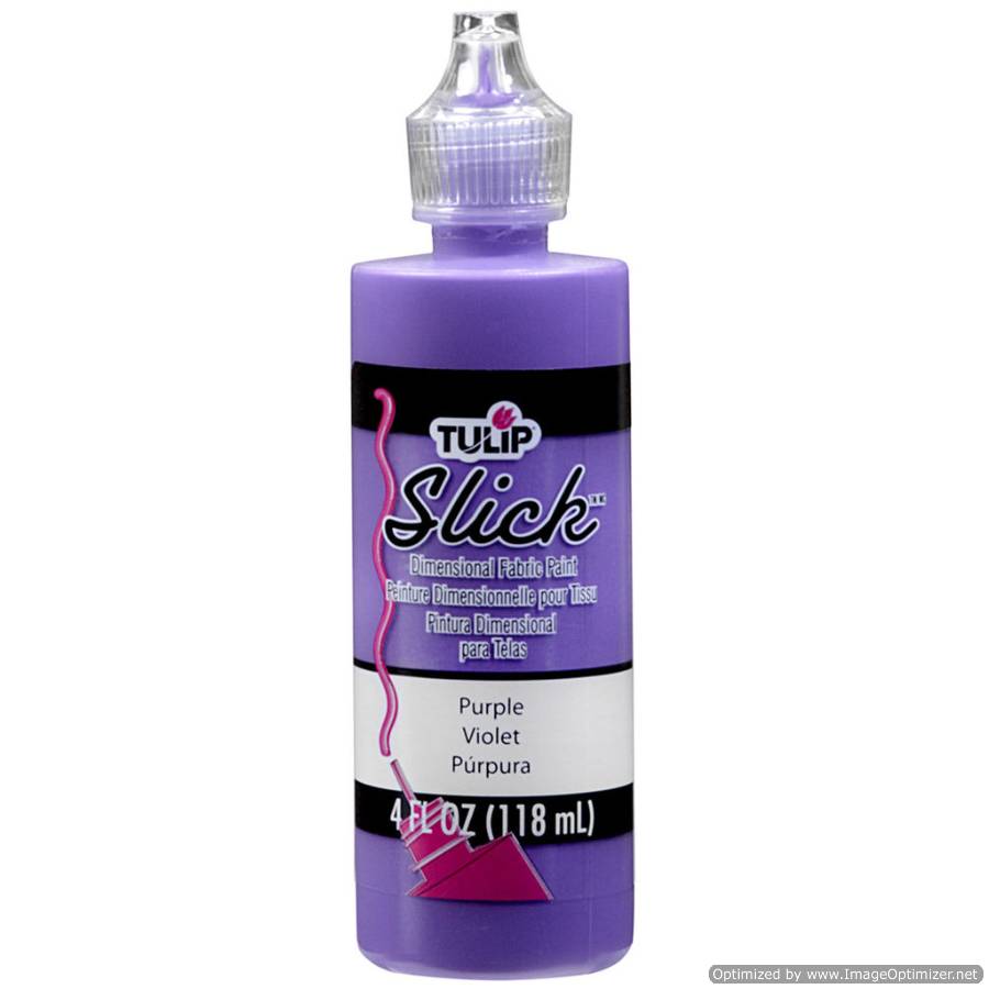 Tulip Dimensional Fabric Paint Slick 4 oz Bottles - Purple