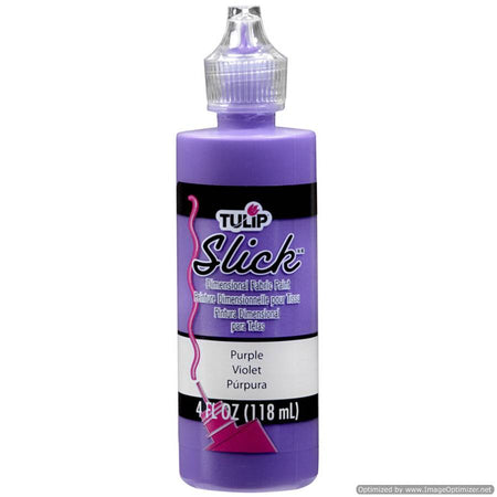 Tulip Dimensional Fabric Paint Slick 4 oz Bottles - Purple