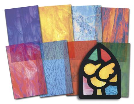 Stained Glass Paper, Roylco, R15257