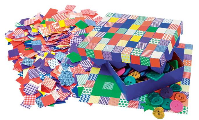 Petit Pattern Mosaics Paper, Roylco, R15649