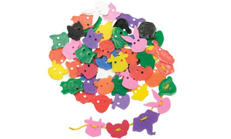 R20203 Roylco Animal Face Buttons., 1/2 lb. Approx 185pc
