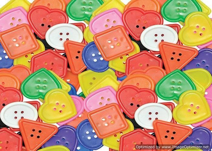 R2153 Roylco REALLY BIG BUTTONS 1LB 120 per pack