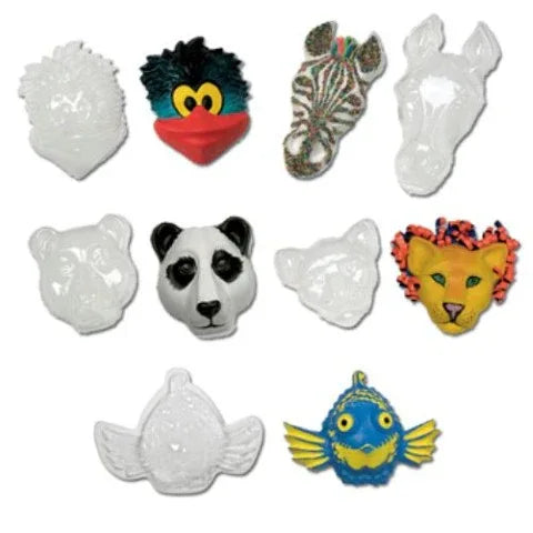Animal Face Forms (set of 5) Roylco R52007