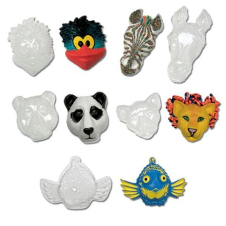 Animal Face Forms (set of 5) Roylco R52007