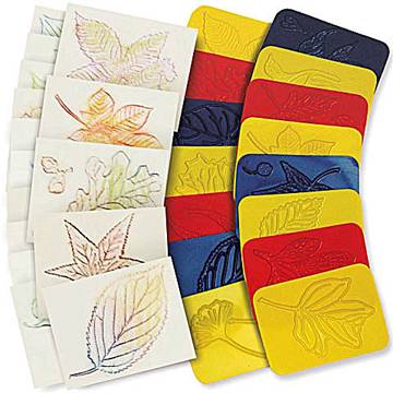 Roylco Leaf Rubbing Plates R-5815