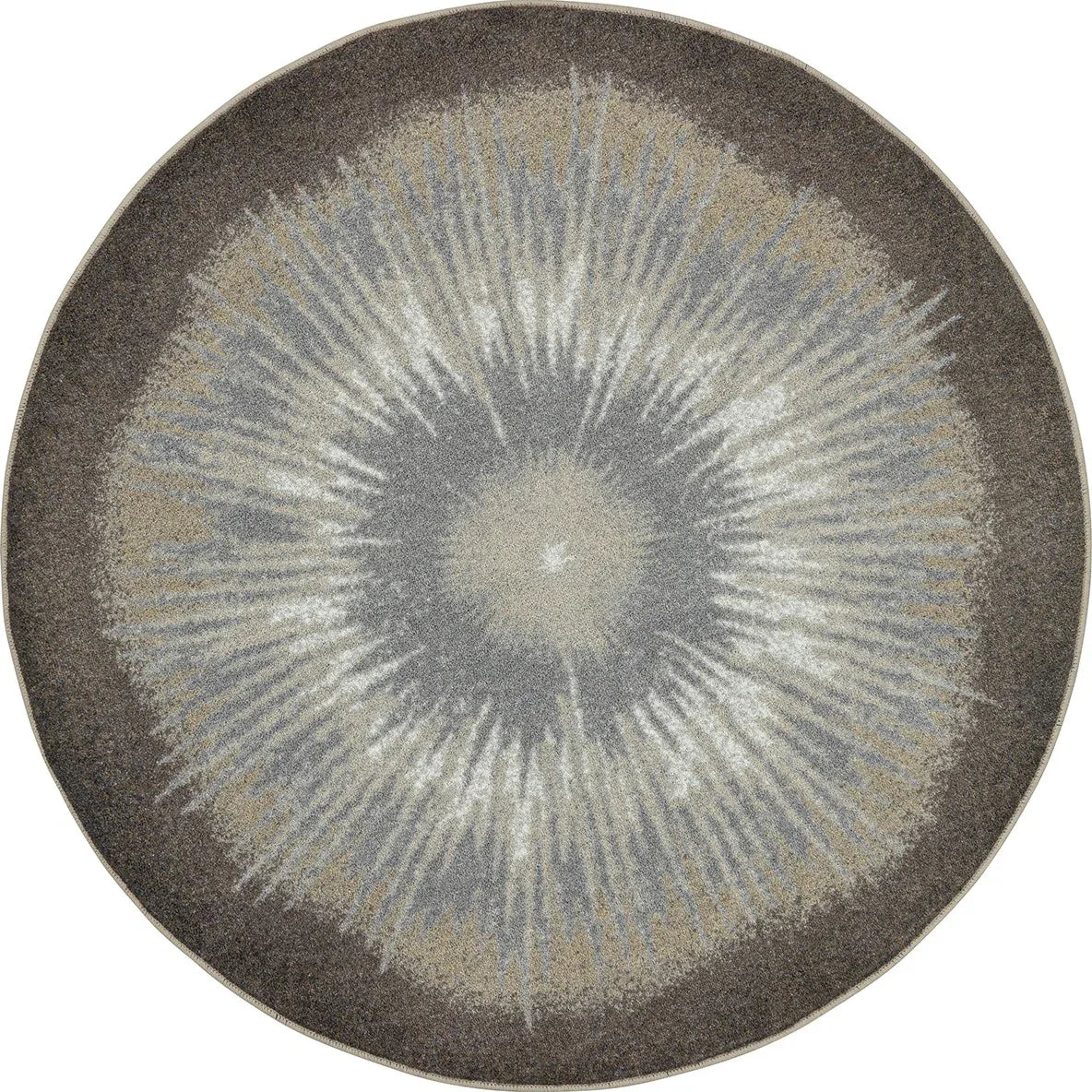 Rare Earth 5'4" Round area rug in color Woodland