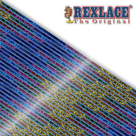 Pepperell Rexlace Britelace & Tie Dye Plastic Lacing Spool , Blue