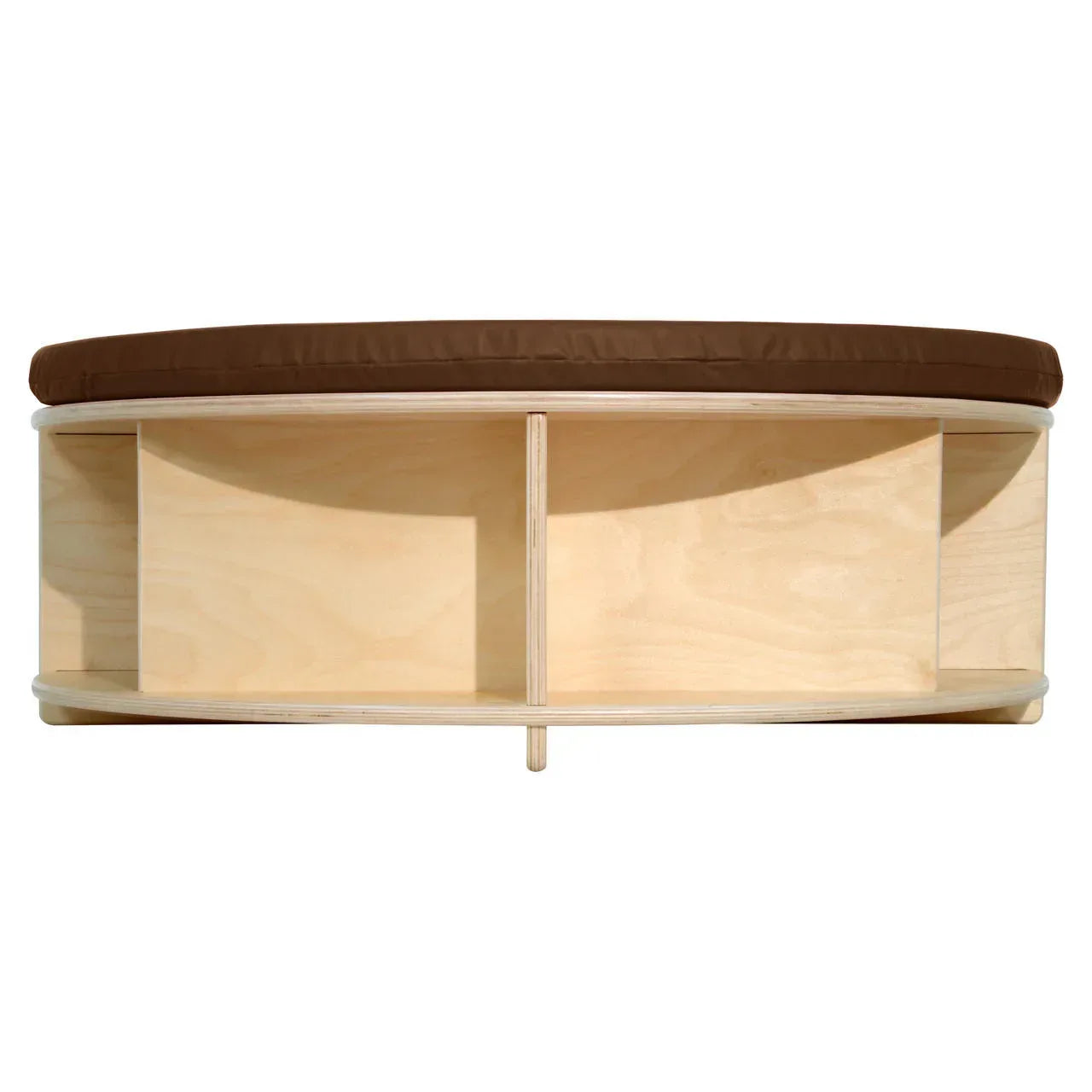 Read-A-Round Circle Bench with Brown Cushion