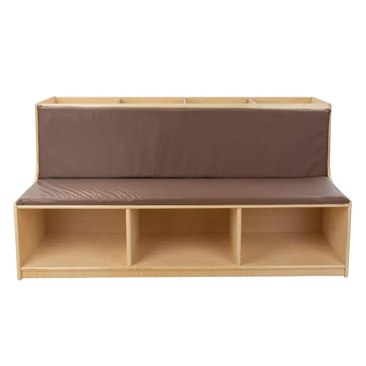 Read-A-Round Double-Sided Bench with Brown Cushions