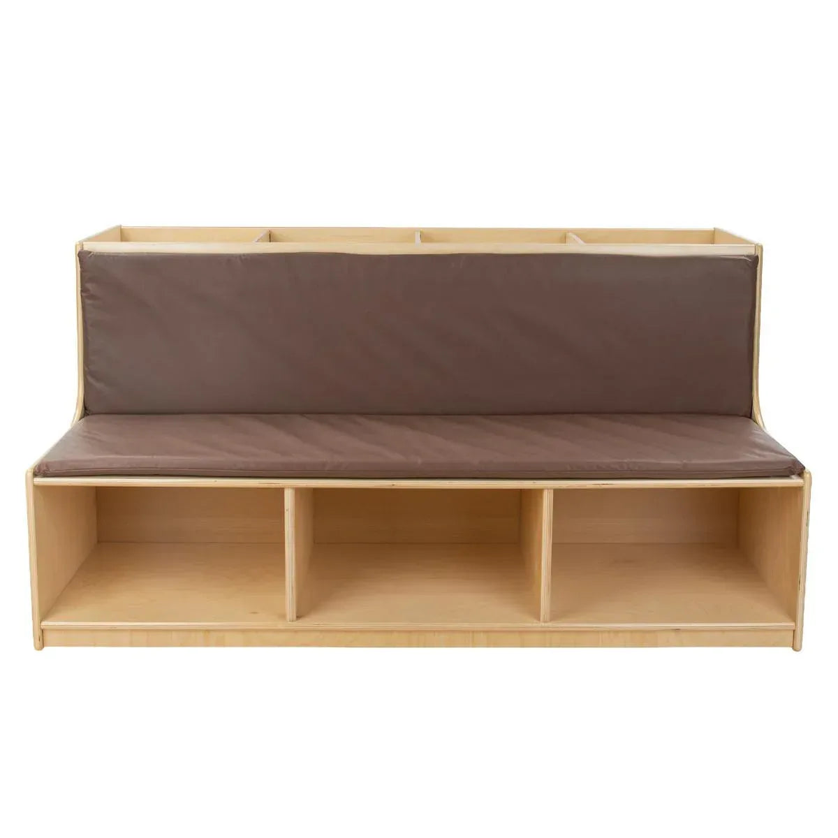 Read-A-Round Double-Sided Bench with Brown Cushions