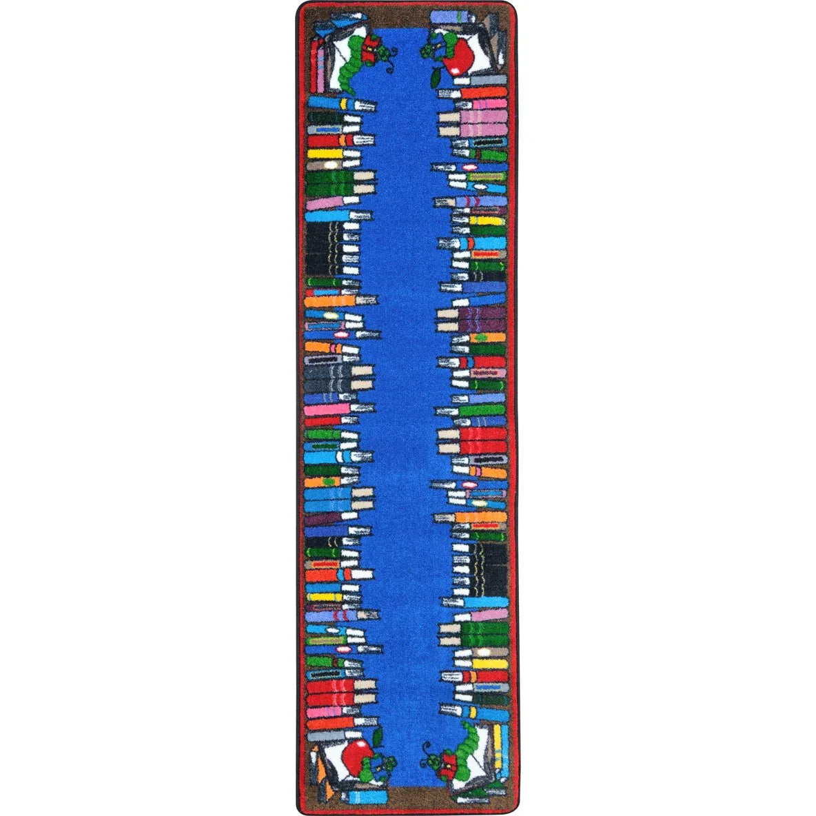 Read & Learn 2'1" x 7'8" Runner area rug in color Multi
