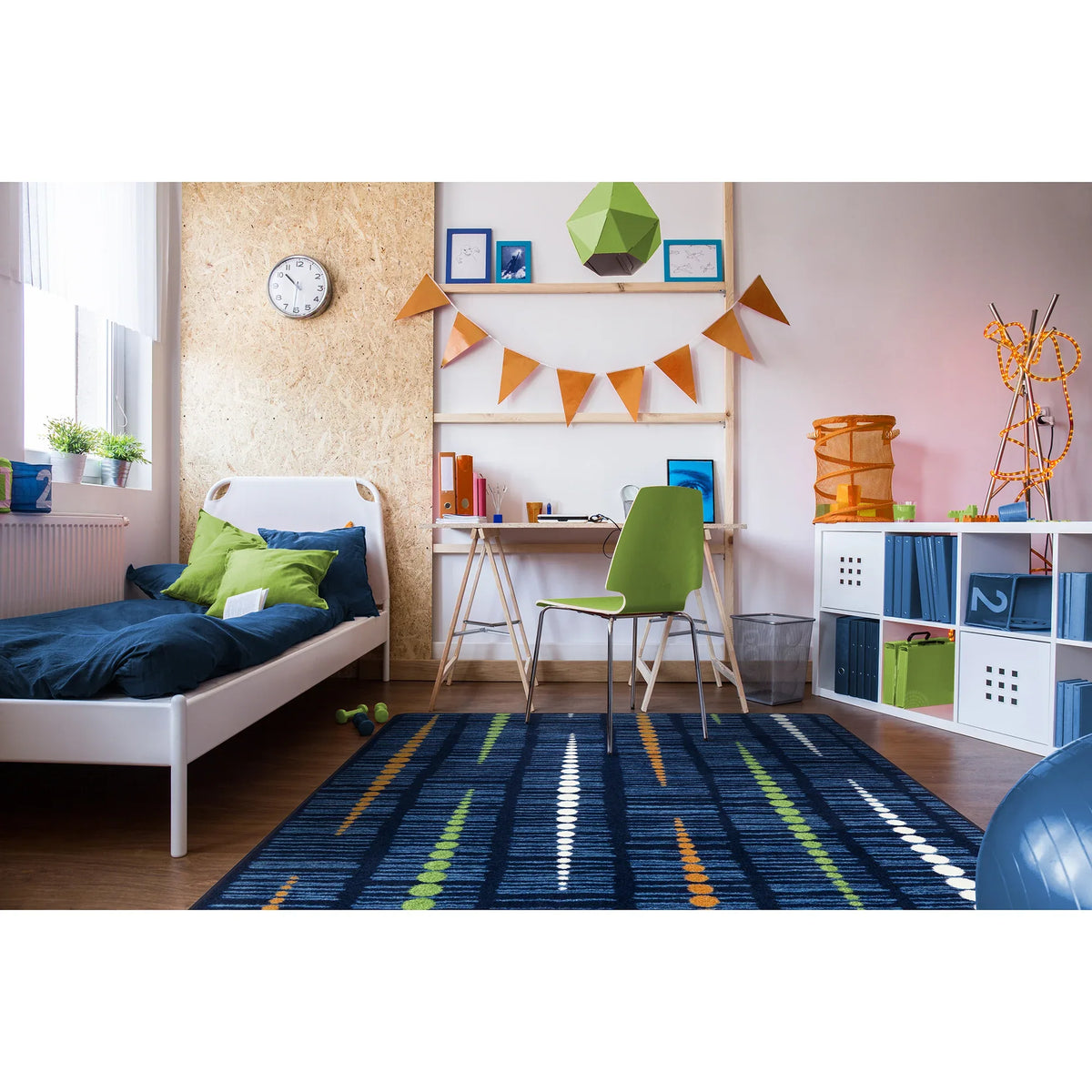 Recoil 3'10" x 5'4" area rug in color Citrus