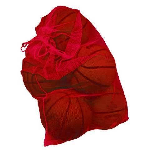Mesh Ball Storage/Laundry Bag, Red 24" x 36"