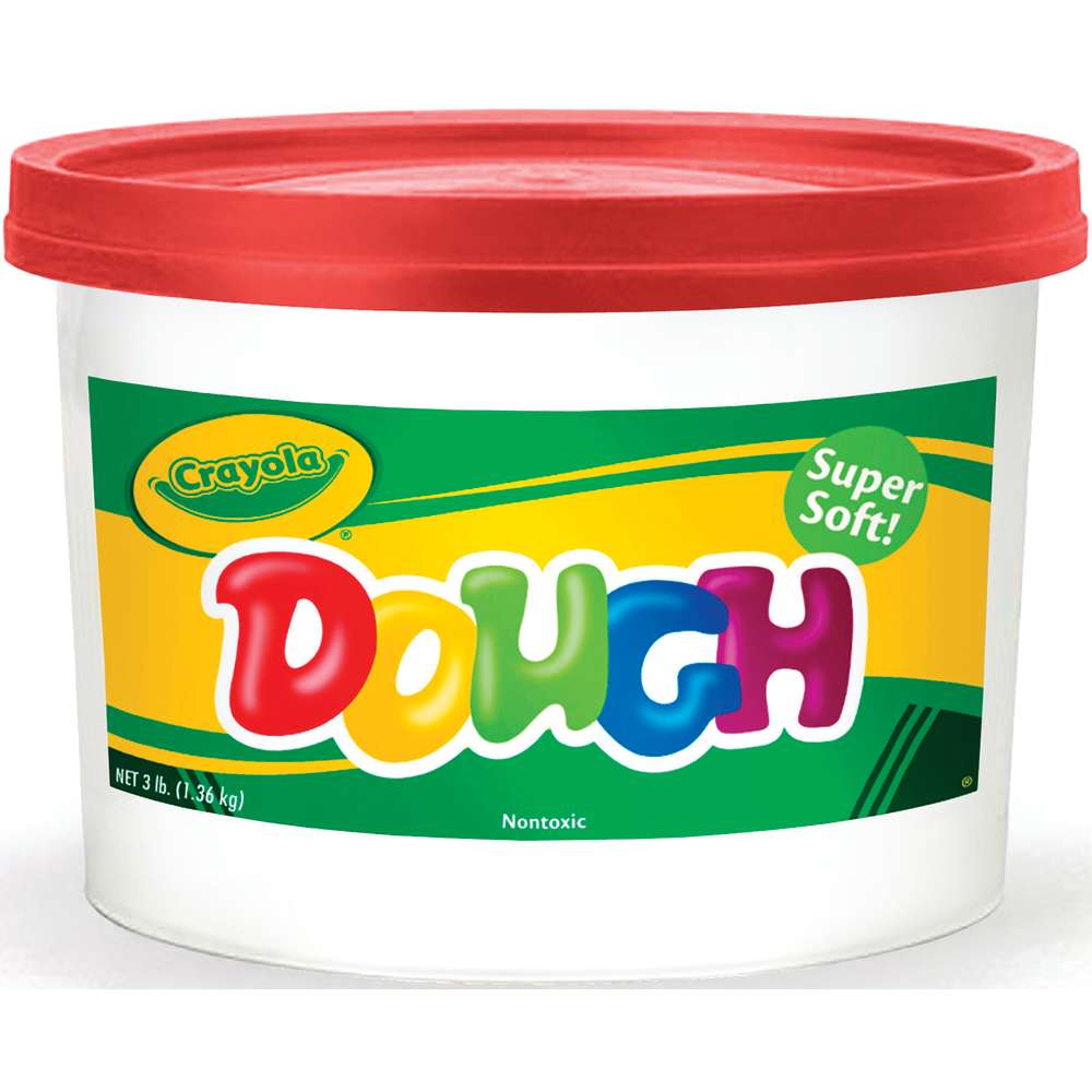 Crayola® Dough 3 lb. Tub, Red (BIN57-0015-038)