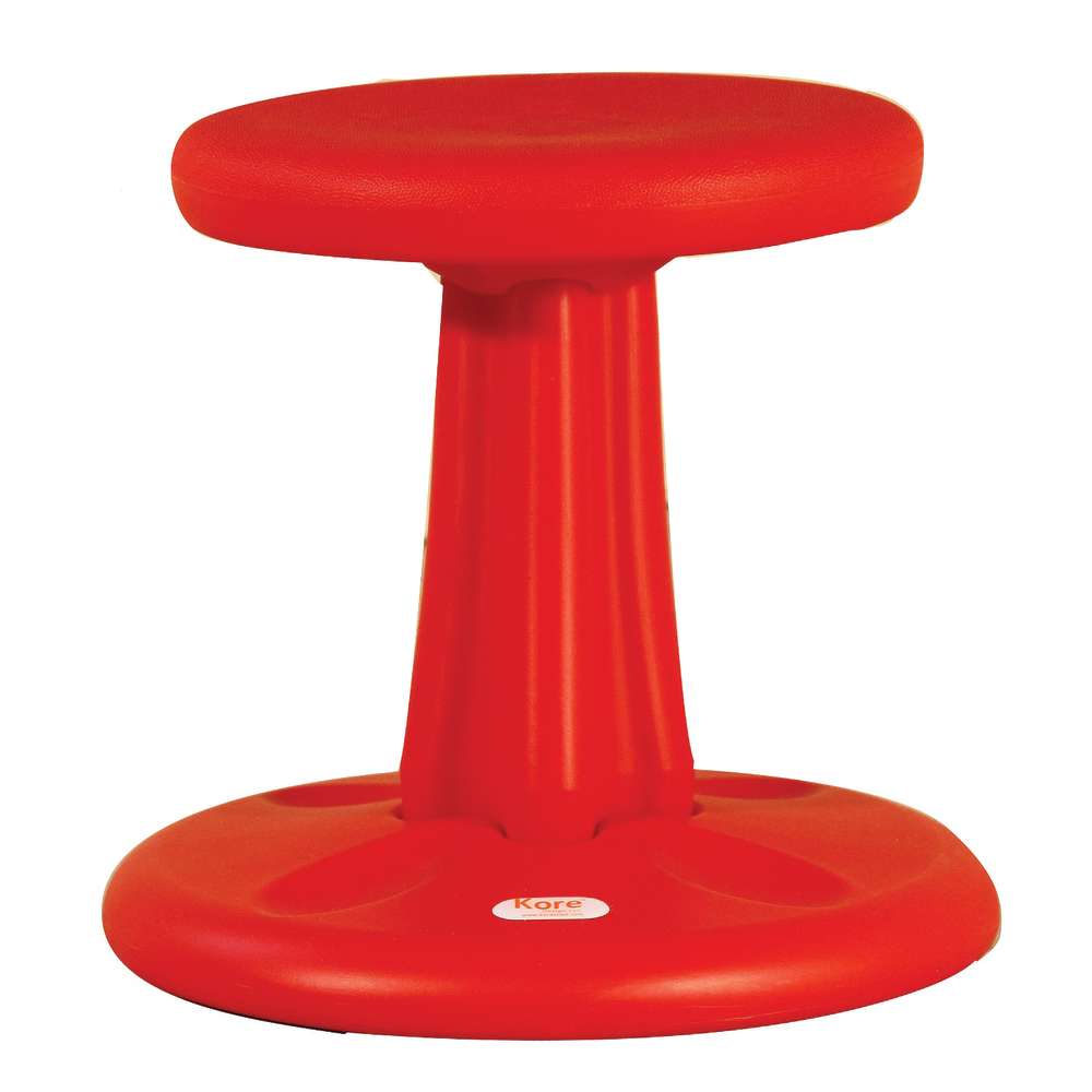 Kore Design® Preschool 12" Wobble Chair, Red