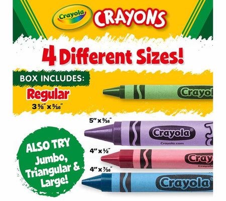 Crayola® (Regular Size) Crayon Classpack®, 800 count. 8 colors (BIN528008)