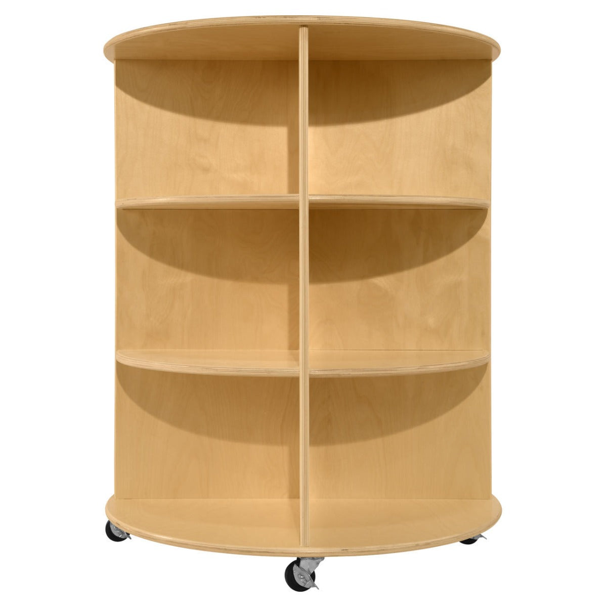 Wood Designs, 38" H Circular Storage Unit. 3 shelves, WD-991289