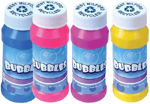 2 oz. Bubble Bottles, 12 bottles per package