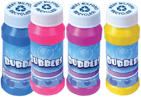 2 oz. Bubble Bottles, 12 bottles per package