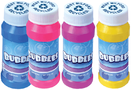 2 oz. Bubble Bottles, 12 bottles per package