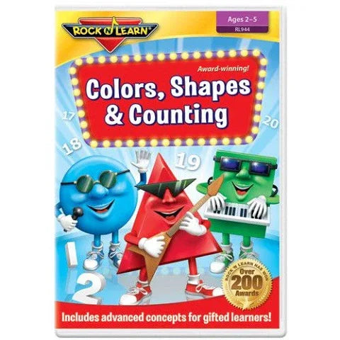 Rock 'N Learn® Colors, Shapes, & Counting DVD, RL-944