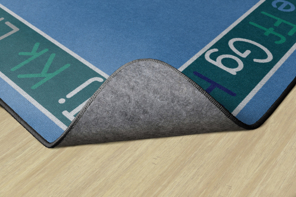 ALPHABET COOL RECTANGLE CARPETS 6' X 8'4