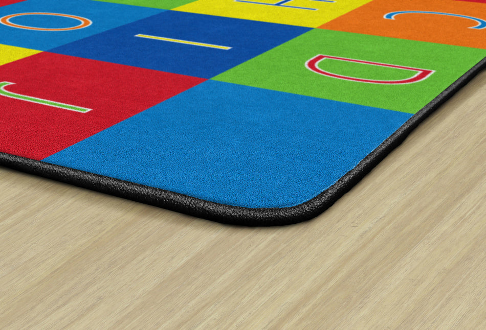 ALPHABET SEATING RECTANGLE CARPETS 6'X8'4