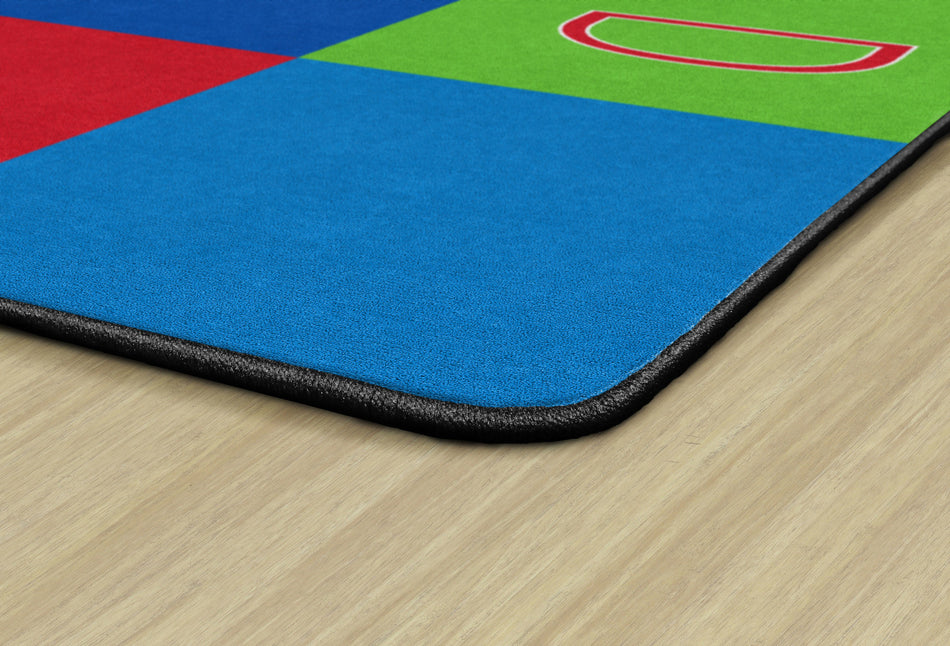 ALPHABET SEATING RECTANGLE CARPETS 10'6 x 13'2