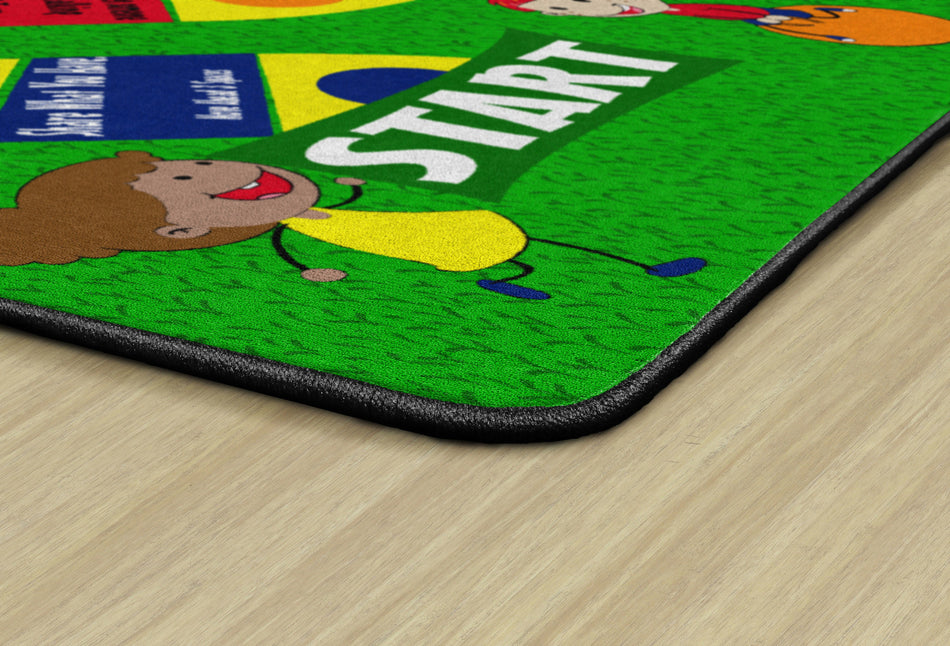 THE FRIENDSHIP GAME RECTANGLE CARPETS 10'6 x 13'2