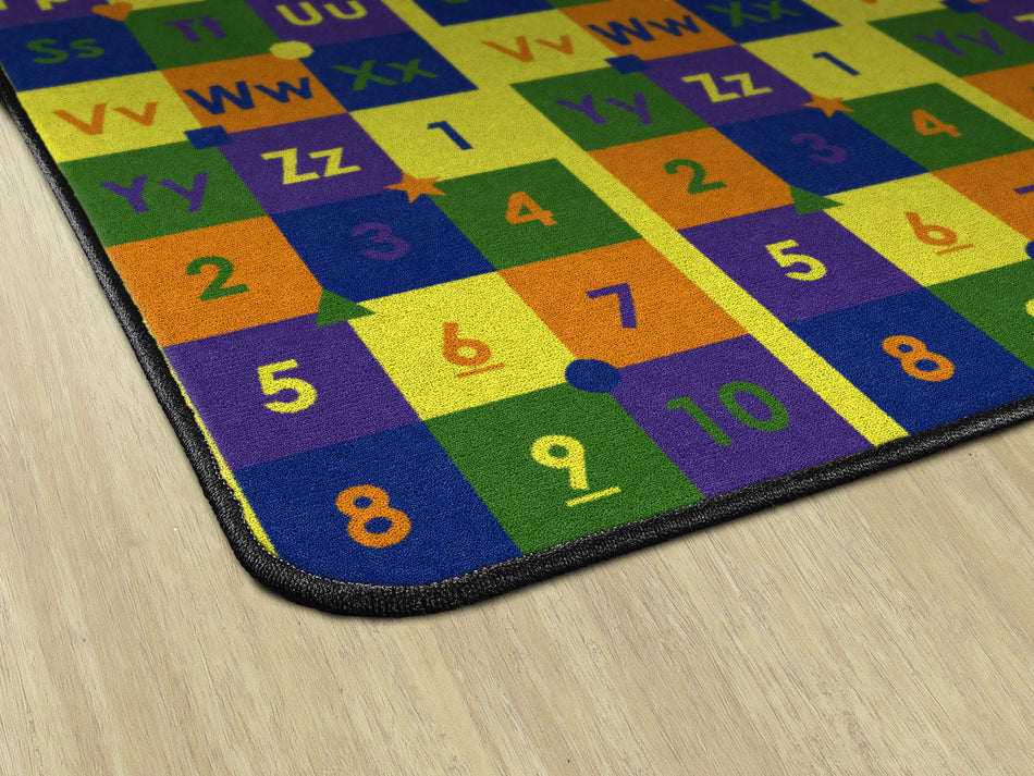 ABC123'S RECTANGLE CARPETS 6' x 12'