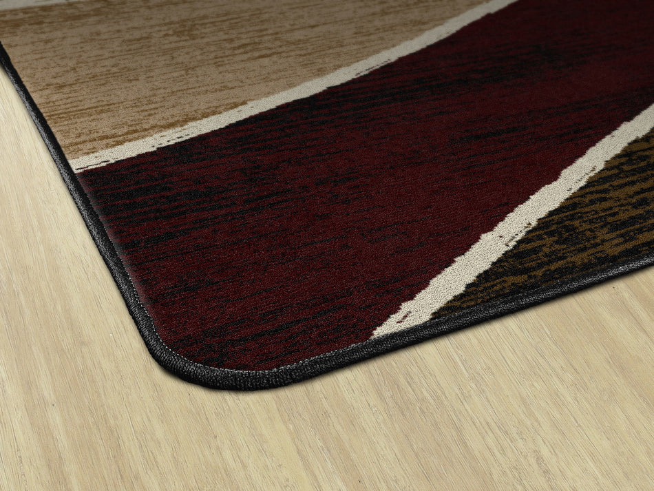 WATERFORD RED RECTANGLE CARPETS 8'4" X 12'