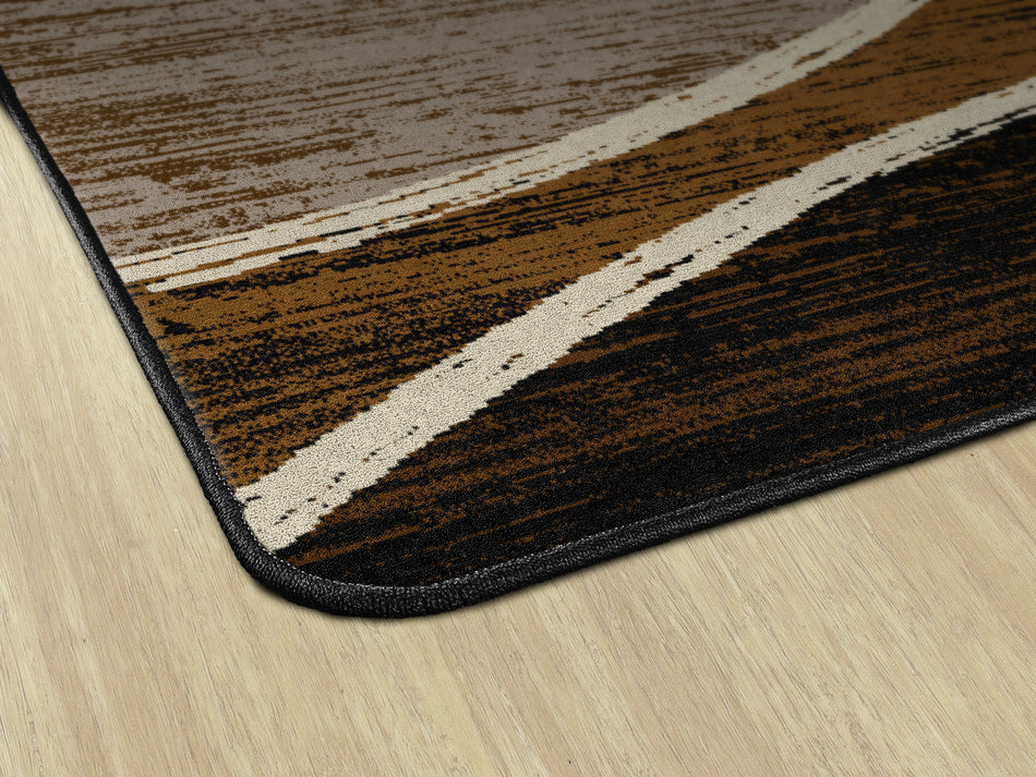 WATERFORD CHOCOLATE RECTANGLE CARPETS 8'4" X 12'