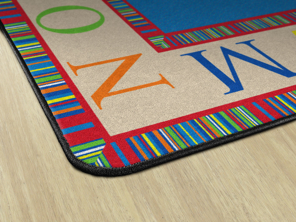 THE ALPHABET RECTANGLE CARPETS 7'6 x 12'