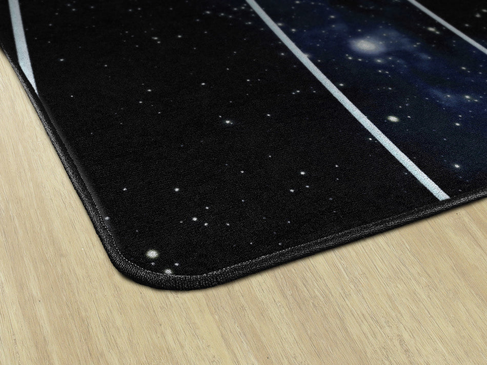TRAVELING THE SOLAR SYSTEM RECTANGLE CARPETS 7'6X12
